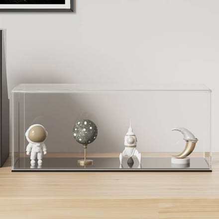 vidaXL - Vitrine - transparant - 34x16x14 - cm - acryl