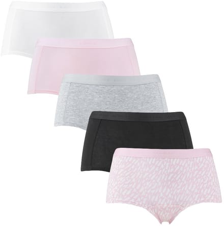 Björn Borg dames premium cotton stretch 5P mini boxershorts basic print multi
