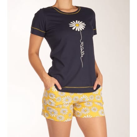 Rebelle  - Maat 40 - Daisy - Shortama - Blauw/Geel