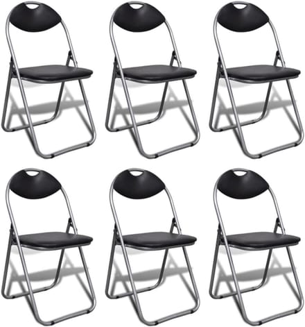 QIN® Stoelen 6 Stuks - Stoelen - Beige - 81cm x 43cm x 81cm