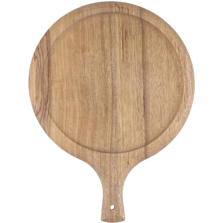 Houten Pizza Dienblad Rond Pizza Bord met Handvat Snijplank Bakvorm Keuken Bakgereedschap beige