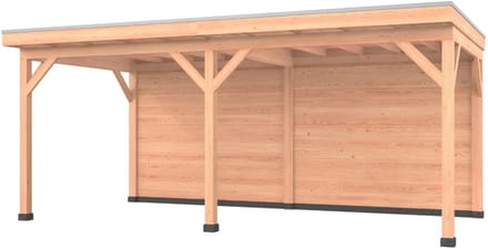 Douglas overkapping, 600 x 350, met achterwand, Westwood Comfort Plus