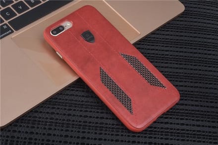 UNIQ Accessory iPhone 7-8 Plus Kunstleer Hard Case Back cover - Rood- 8719273284155