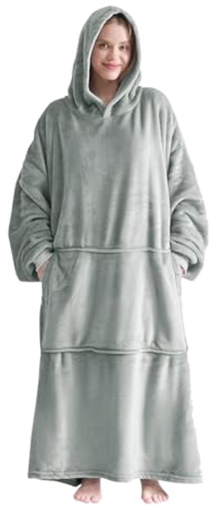 Dames Draagbare Oversized Hoodie Deken