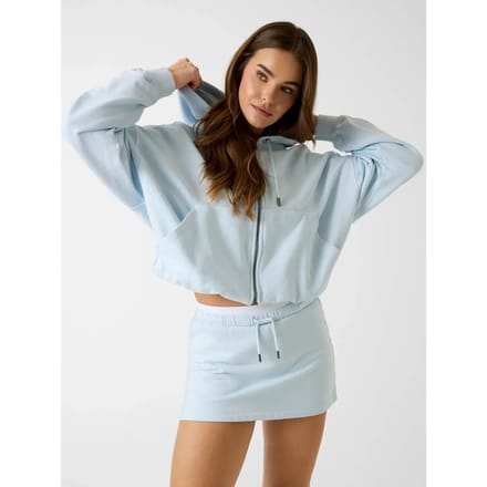 Guess Jeans Bubble Hoodie Blauw M Vrouw