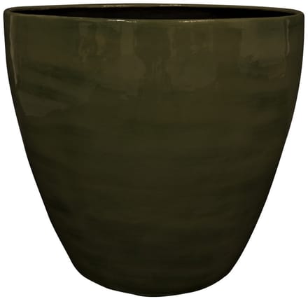 Ter Steege - Bloempot - Metaal - Moss Green - D 39 cm H 34 cm - Opening 35 cm