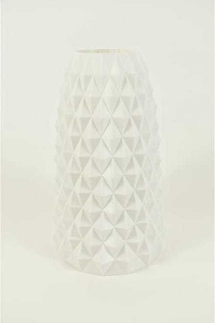 Woonaccessoires - Stekelvaas Wit, 3d Geprint D15 H24,5cm