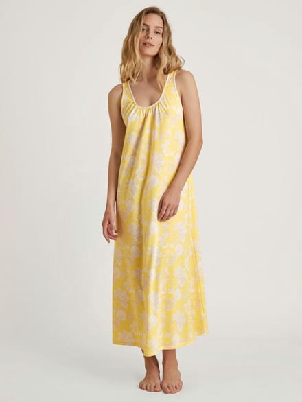 Calida Yellow Nachthemd 31294 Golden Cap - maat M