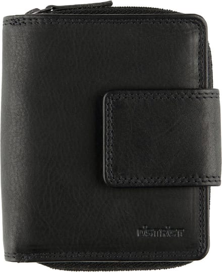DSTRCT - Wax Lane - Dames portemonnee RFID Rits - Black