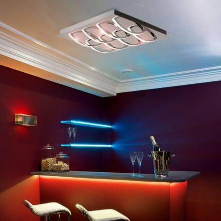 Näve LED plafondlamp Manchester 8-lamps