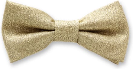 E.L. Cravatte Kinderstrik - Kinder Vlinderdas - Goud glitter