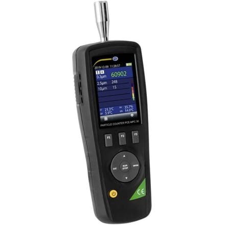 PCE Instruments PCE-MPC 30 Fijnstofmeter Luchtvochtigheid, Temperatuur