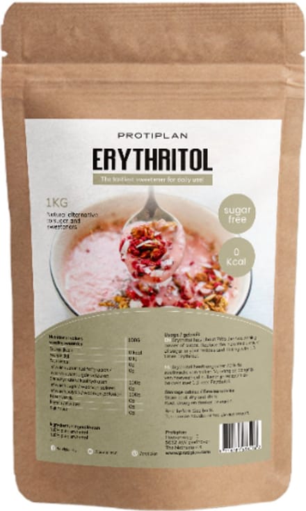 Protiplan - Erythritol - 1 kg - Suikervervanger - Vegan - Koffieverrijker