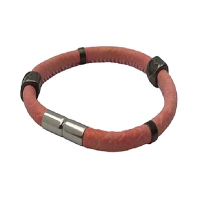 Magneetarmband-Teen Pink Leather