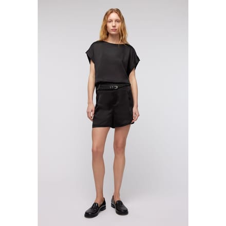 Knitted Jule Shorts Black Größe: S | Kurze Sporthosen Outlet | Damen | Schwarz