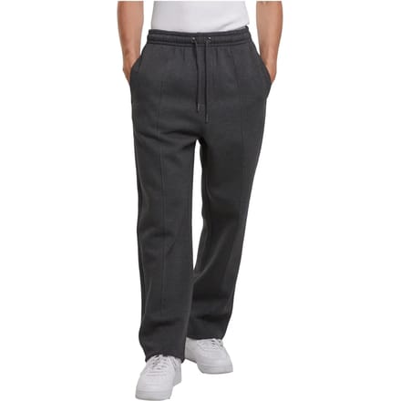Urban Classics - Fluffy Pintuck Heren joggingbroek - M - Grijs