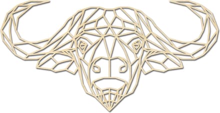 Geometrische Waterbuffel / Dieren