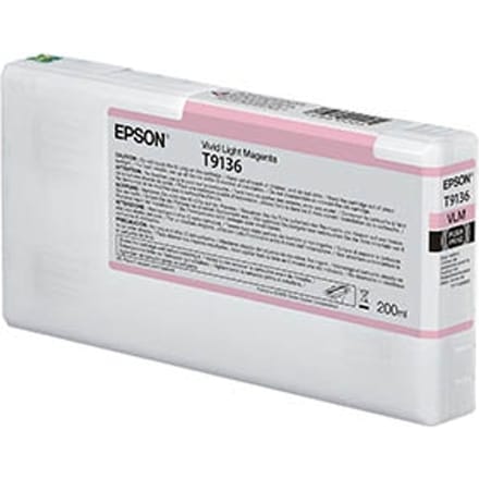 Epson T9136 inktcartridge licht magenta (origineel)