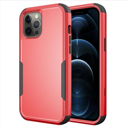 Shockproof Hoesje geschikt voor iPhone 15 Plus - Mobiq Layered Armor Case geschikt voor iPhone 15 Plus
