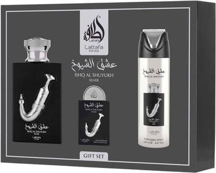 Lattafa - Pride Ishq Al Shuyukh Silver Eau de Parfum Giftset