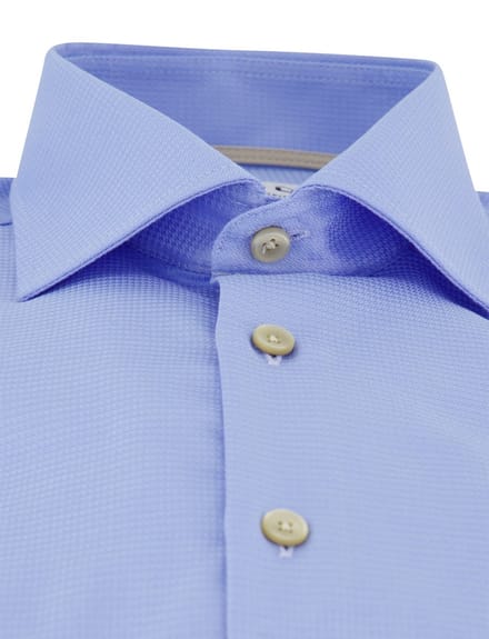 Ledub casual overhemd blauw