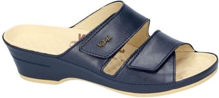 Vital -Dames - blauw donker - slippers & muiltjes - maat 38