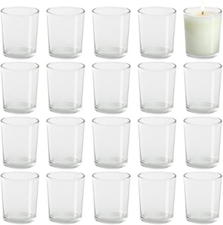 Allecto - Kristalheldere Votief Theelichten Set - Decoratieve