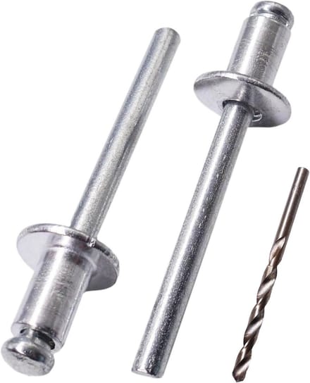 100 Stuks Aluminium Blindklinknagels 6 x 10 mm Koepelkop
