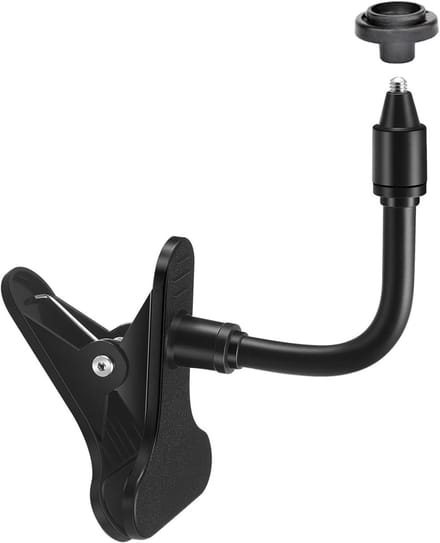 Zwanenhals Klemhouder - Camera Beugel - Veilige Camera Plaatsing - Verstelbare Flexibele Arm - 20 cm Armlengte - Zwart