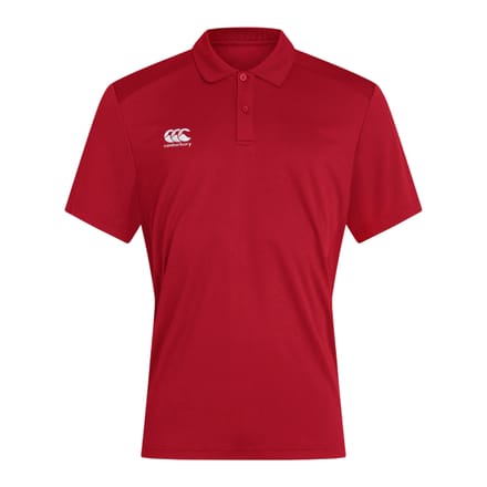 Canterbury Heren Club Dry Poloshirt (Vlag rood)