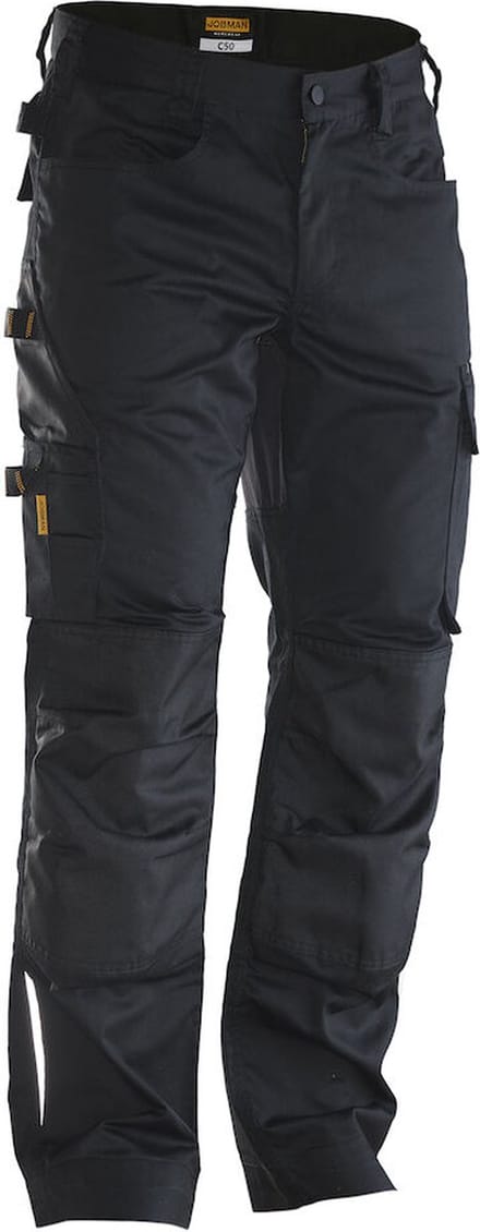Jobman 2324 Service Trousers Stretch 65232420 - Zwart - C48