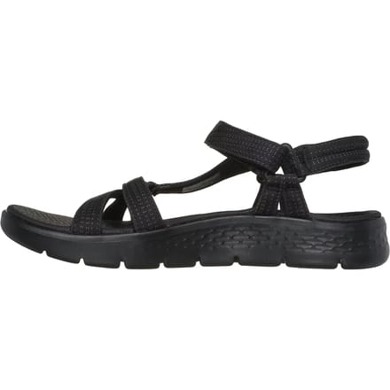 Skechers Go Walk Flex Zandal - Sublime - Dames Sandalen - Zwart