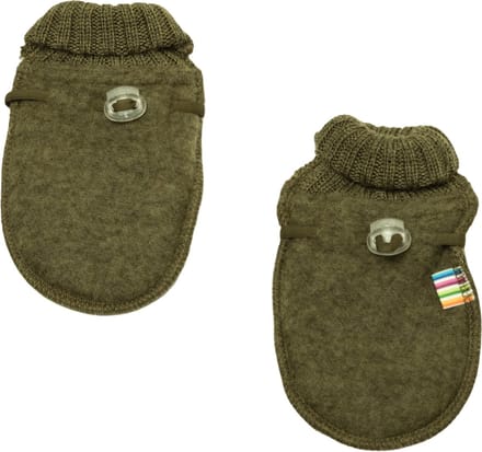 JoHa Kinder- en babyhandschoenen van 100% -wol, kleur Moss Melang