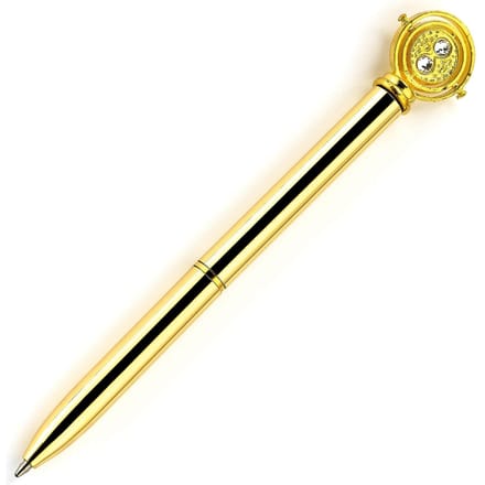 Harry Potter Metallic Pen with 3D Charm Time Turner