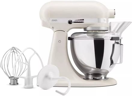 Kitchenaid Artisan 5KSM95PSEPL - Keukenmachine - 4,3L - Porselein wit - 3 Menghaken - 275 W
