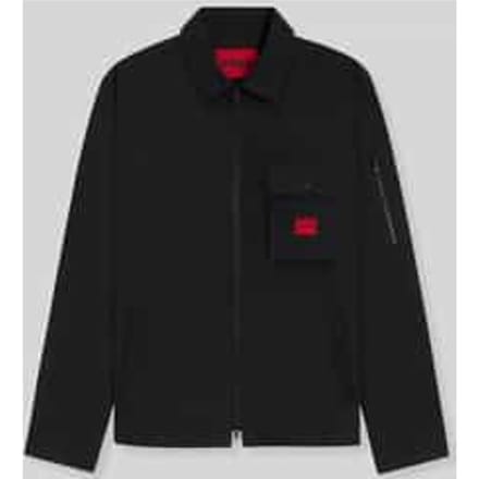 Oversized fit overshirt van katoenmix model 'Emmond'