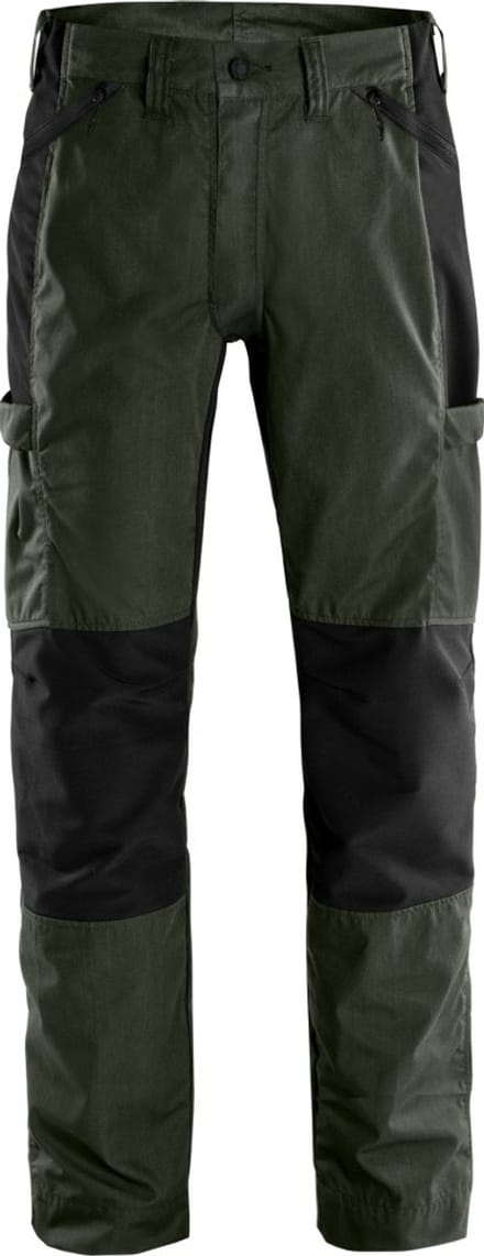 Fristads Servicebroek Stretch 2540 Lwr - Legergroen/zwart - C52