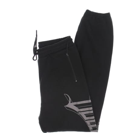 Lichtgewicht heren trainingsbroek met letters 3D joggingbroek zwart