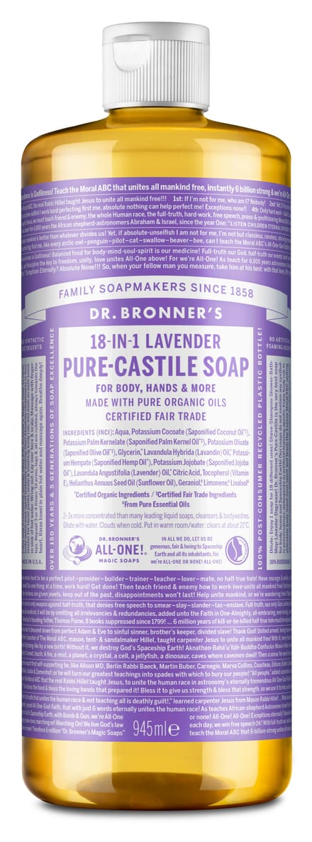 Dr. Bronner’s Dr. Bronner&rsquo;s Magic Soap Lavender 945 ml