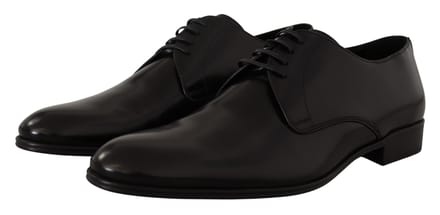 Dolce Gabbana Leren Derby Schoenen