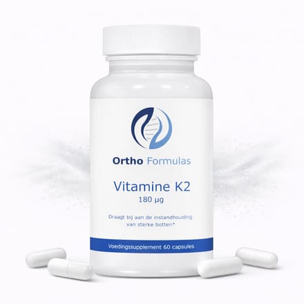 Vitamine K2 MK-7 180 mcg – Calciumopname & Botten – 60 Vegan Capsules