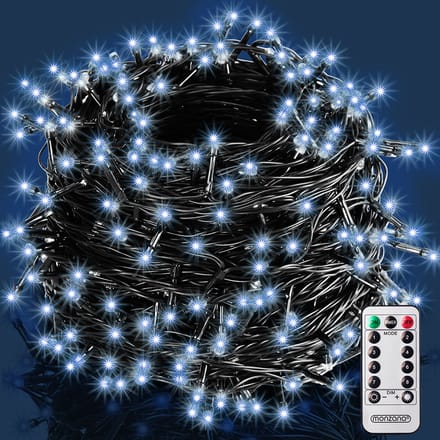 Monzana Lichtketting Kerst - Koud Wit - 40m - Met Afstandsbediening