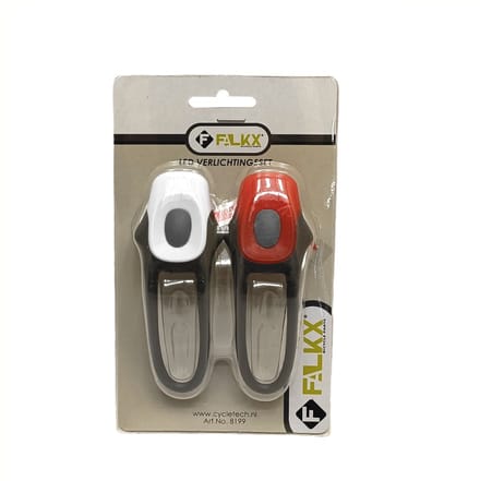 Falkx Siliconen LED verlichting set - Aan/knipperen/uit - Inclusief batterijen
