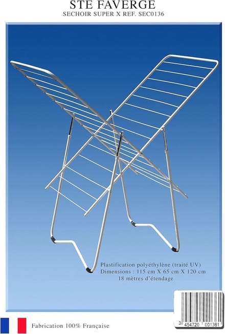 Wasdroger 18 Meter - Buisvormige Waslijn met Kunststof Coating