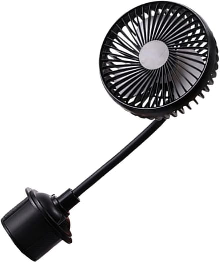 VHV - Autoventilator - USB ventilator voor auto - USB oplaadbaar - voor auto, achterbank, dashboard, camper