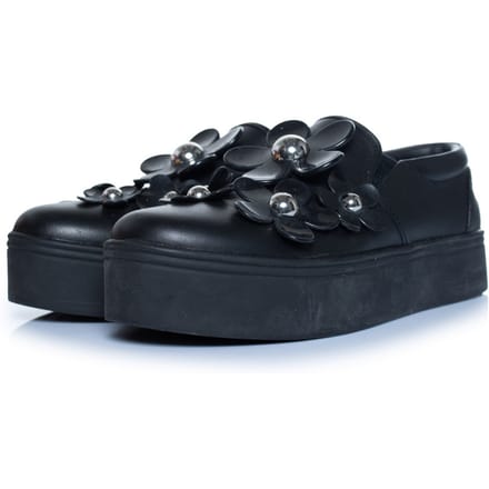 Marc Jacobs, Floral instappers in zwart