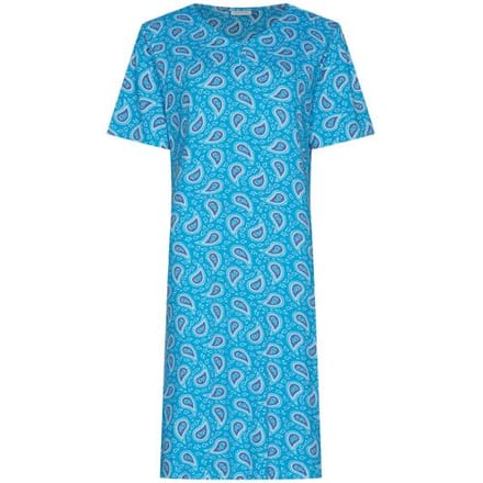 Pastunette - Nachthemd - Ipanema - Bamboo - Turquoise - Maat 40