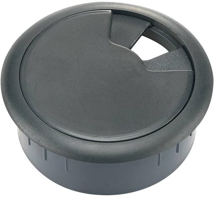 TRU COMPONENTS 530045 Kabeldoorvoering Voor werkblad ABS Zwart 1 stuk(s)
