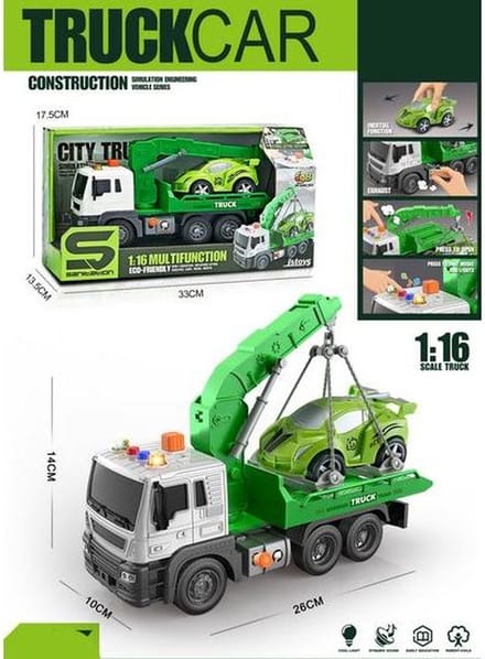 1:16 Vrachtwagen Frictie(Licht, Geluid).