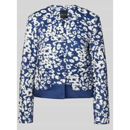 regular fit blazer met een all-over print met bloemenmotief
